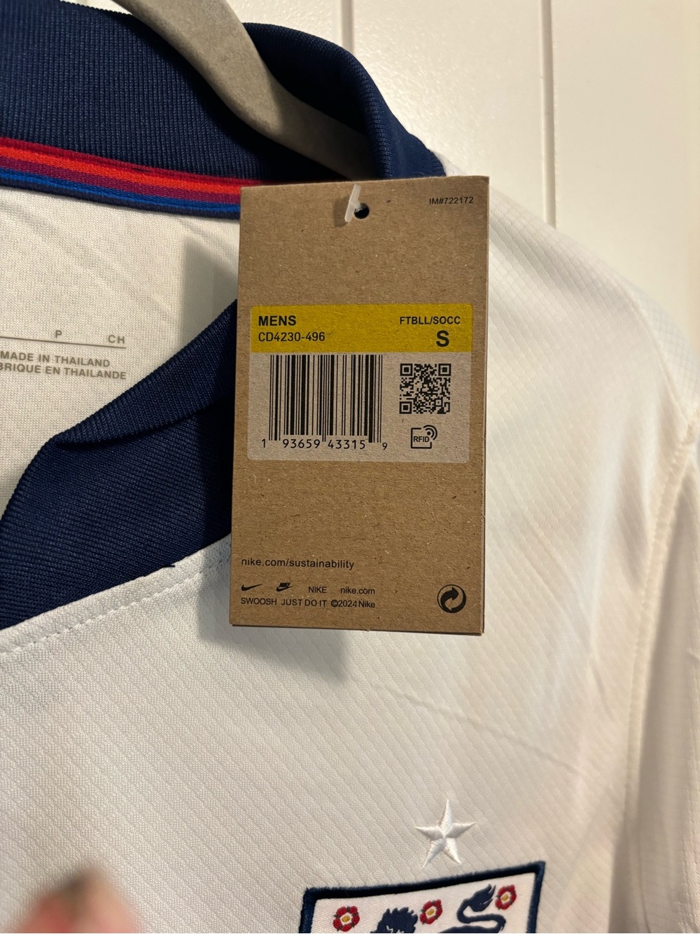 Team England 2025-2026 World Cup Qualifier Anderson Jersey - Picture 6 of 6